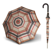 Doppler Carbonsteel Umbrella Check Beige