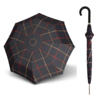 Doppler Carbonsteel Umbrella Check Blue