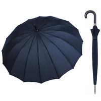 Doppler Liverpool 16 Rib Umbrella Navy