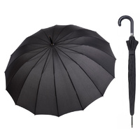 Fühlt sich gut auf der Haut an Doppler Air Golf Black Umbrella