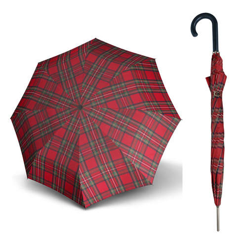 Doppler Carbonsteel Umbrella Woven Check Zwolf