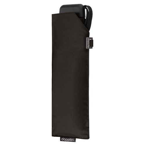 Doppler Carbonsteel Mini Slim Umbrella Black