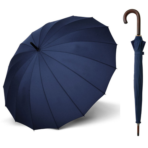 Doppler London Wood Umbrella Navy