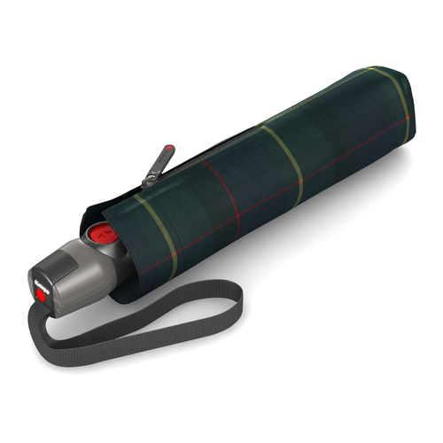 Knirps T.200 Duomatic Umbrella Check Hunter