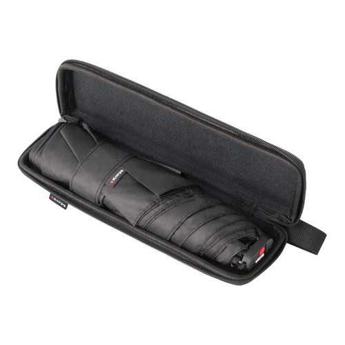 Knirps X4U Ultra Light Slim Umbrella Black with EVA Case